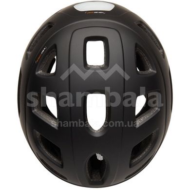 Велошлем Cairn Quartz LED USB, Black/Cognac, 52-58, M (0300380-02-52-58)