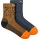 Шкарпетки чоловічі Salewa MTN TRN SAL AM M QRT SOCK, blue/brown, 45-47 (69028/8101 45-47)