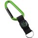 Карабін Munkees with strap, compass, keyring, 8 мм, Grass Green (6932057832287)