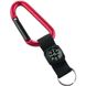 Карабін Munkees with strap, compass, keyring, 8 мм, Red (6932057832287)