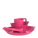 Набір посуду Lifeventure Ellipse Camping Tableware Set, pink (75802)