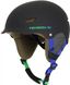 Детский горнолыжный шлем Tenson Park Jr, black-blue, 50-54 (5013877-999-50-54)