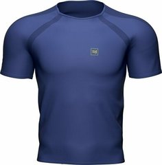Чоловіча футболка Compressport Training SS Tshirt, Sodalite/Primerose, L (CMS AM00157B 535 00L)