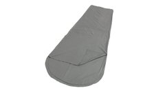 Вкладыш в спальник Easy Camp Travel Sheet Ultralight, Mummy, 190 см, Black/Grey (340696)