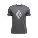 Футболка мужская Black Diamond M Engineered Diamond SS Tee, Anthracite, L (BD 7524720001LRG1)