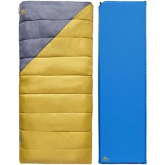 Набор спальник-коврик Kelty Campgroud Kit (4° C), Bamboo/Grisaille, 183 см (KLT 35430721-BO)