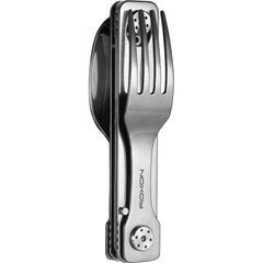 Набор столовых приборов Roxon C1 3в1 (ложка, вилка, нож), grey (C1)