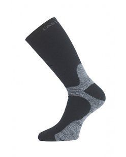 Термоноски трекинговые Lasting WSB, black/grey, L (WSB-908L)