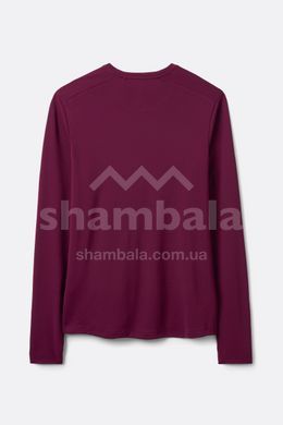 Футболка с длинным рукавом женская Rab Force LS Tee Wmns, Mulberry, S (RB QCC-23-MUL-10)