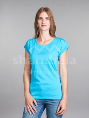 Жіноча футболка Fischer T-shirt Mountain Aqua S/S, Aqua, р.36 (G61721)