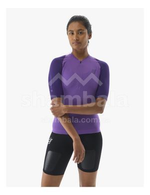 Футболка женская Compressport Trail Racing Postural SS Top W, Purple/Lilac, S (7630102585063)