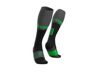 Компресійні гольфи Compressport Ski Touring Full Socks, Black/Green, T4 (CMS SU00014B 909 0T4)