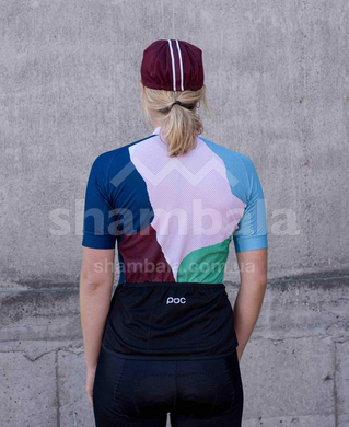 Джерсі жіноче POC W’s Essential Road Print jersey, Color Splashes Multi Opal/Basalt, L (PC 532948369LRG1)