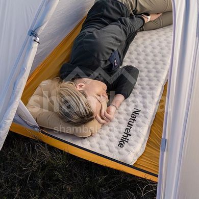 Самонадувний килимок одномісний Naturehike CNK2300DZ013, 185х55х3.5см, Blue (6976023926921)