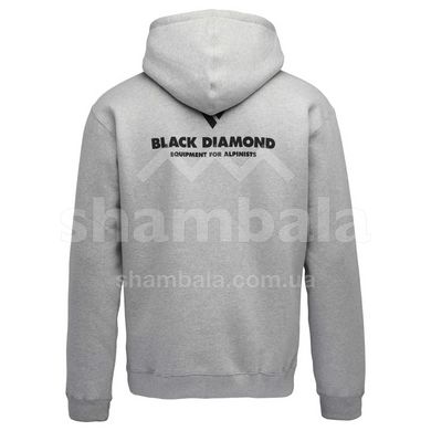 Худі чоловіче Black Diamond M Equipment For Alpinists Pullover Hoody, Nickel Heather, L (BD 7524411014LRG1)