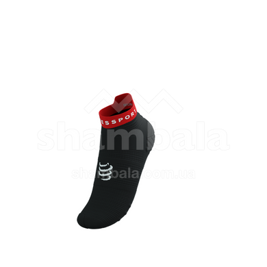 Шкарпетки Compressport Pro Racing Socks V4.0 Run Low, Black/Core Red, T3 (XU00047B9017T3)