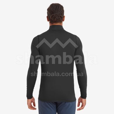 Термофутболка чоловіча Montane Dart XT Zip Neck, Black, L (MNT MDXZNBLAN16)