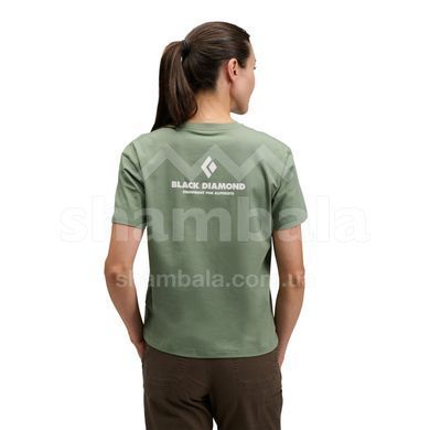 Футболка жіноча Black Diamond W Equipment For Alpinist SS Tee, Laurel Green, L (BD 7301923053LRG1)