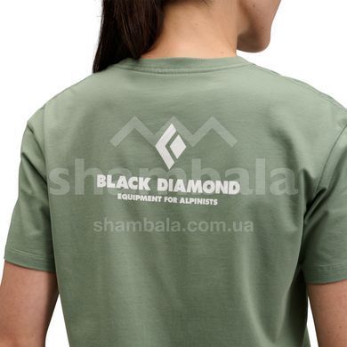Футболка жіноча Black Diamond W Equipment For Alpinist SS Tee, Laurel Green, L (BD 7301923053LRG1)