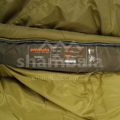 Спальный мешок Pinguin Safari (4/1°C), 190 см - Left Zip, Khaki (PNG 240344) 2020