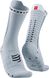 Шкарпетки Compressport Pro Racing Socks V4.0 Bike 2022, White/Grey, T3 (XU00049S 090 0T3)