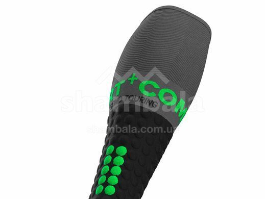 Компресійні гольфи Compressport Ski Touring Full Socks, Black/Green, T4 (CMS SU00014B 909 0T4)