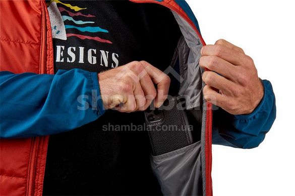 Чоловіча куртка Soft Shell Sierra Designs Borrego Hybrid, S - Bering Blue/Brick (22595520BER-S)