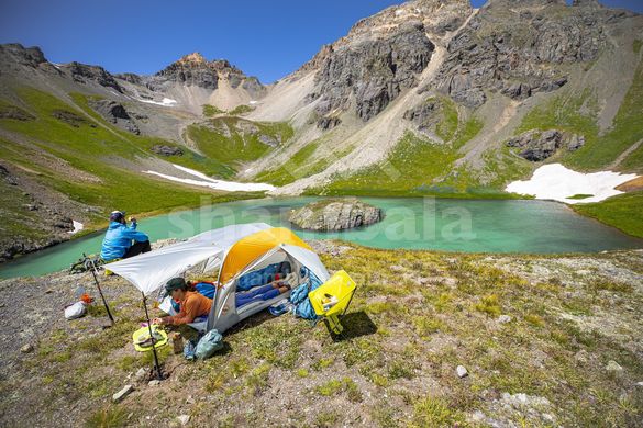 Намет двомісний Big Agnes Salt Creek SL2, gray/light gray/orange (TSCSL220)