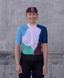 Джерси женское POC W’s Essential Road Print jersey, Color Splashes Multi Opal/Basalt, L (PC 532948369LRG1)