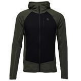 Флисовый реглан Black Diamond Men's Coefficient LT Hybrid Hoody, Tundra/Black, L (793661540908)