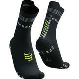 Шкарпетки Compressport Pro Racing Socks V4.0 Run High Flash, Black/Fluo Yellow, T1 (7630102555400)