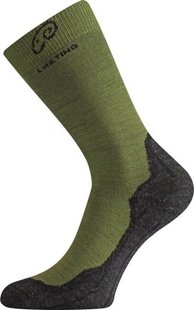 Термоноски трекинговые Lasting WHI 699 L Green/Grey (WHI-699L)