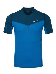 Футболка мужская Montane Dragon Zip T-Shirt, Electric Blue, S (5056237050177)