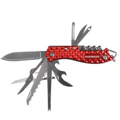 Брелок-мультиінструмент Munkees Pocket Knife, Red (6932057825807)