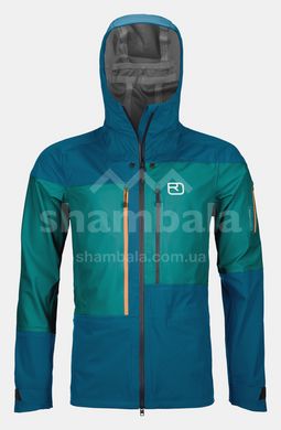 Мембранна утеплена чоловіча куртка Ortovox 3l Guardian Shell Jacket M, petrol blue, XL (4251422578929)