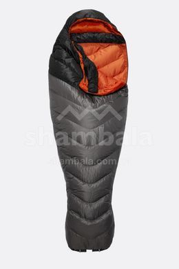Спальний мішок Rab Neutrino Pro 300 Regular, (-4&deg;C), 185 см - Left Zip, Granite (QSM-82-GRA-REG-LZ)