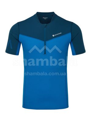 Футболка чоловіча Montane Dragon Zip T-Shirt, Electric Blue, S (5056237050177)