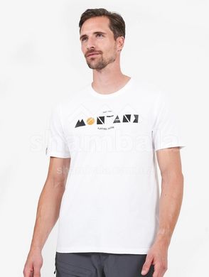 Футболка чоловіча Montane Geometry T-Shirt, White, M (5056237064907)
