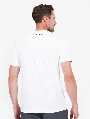 Футболка чоловіча Montane Geometry T-Shirt, White, M (5056237064907)