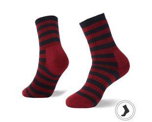 Туристичні шкарпетки Na Giean Heavy Weight Crew, M (41-43), Black/Red (NGCH0001-M)