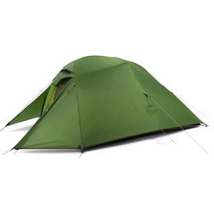 Намет тримісний Naturehike Cloud Up 3 Updated NH18T030-T, 20D, Dark Green (6927595765685)