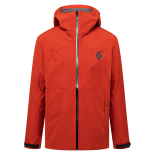 Мембранная мужская куртка для треккинга Black Diamond M Liquid Point Shell, Red Rock, р.L (BD K8496019LRG1)