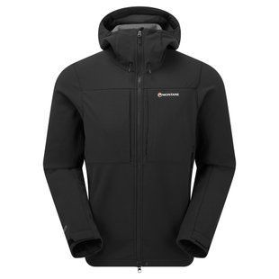 Чоловіча куртка Soft Shell Montane Windjammer XPD Hoodie, Black, XL (5056601019885)