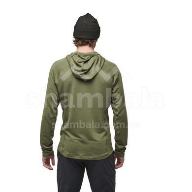 Флисовый реглан Black Diamond Men's Coefficient LT Hybrid Hoody, Tundra/Black, L (793661540908)