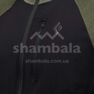 Флисовый реглан Black Diamond Men's Coefficient LT Hybrid Hoody, Tundra/Black, L (793661540908)
