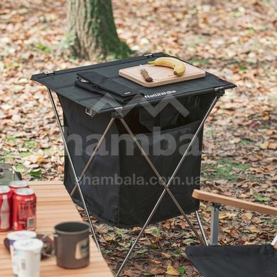Стол раскладной с коробкой для хранения Naturehike NH19JJ084, Black (6927595741948)