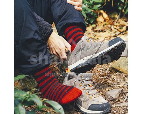 Туристичні шкарпетки Na Giean Heavy Weight Crew, M (41-43), Black/Red (NGCH0001-M)