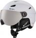 Шлем горнолыжный Cairn Impulse Visor, mat white, 57-58 (0606551-01-57-58)