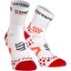 Шкарпетки Compressport Pro Racing socks V2.1 Run High, White/Red, T1 (Old) (RSHV211-00RD-T1)