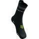 Носки Compressport Pro Racing Socks V4.0 Run High Flash, Black/Fluo Yellow, T1 (7630102555400)